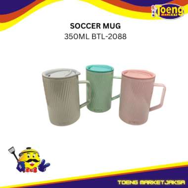 GELAS MINUM / SOCCER MUG 350ML BTL-2088 3OTOL