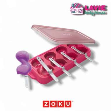 Zoku Ice Pop Mold - Cetakan Es Krim Karakter Flamingo