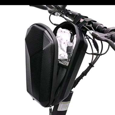 Tas koper sepeda lipat sepeda listrik tas stang depan import hard case carbon Tas Stang Depan Sepeda