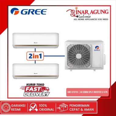 GREE GWC-0707CS / GWC0707CS AC COMBO SPLIT INVERTER 3/4 PK / 3/4 PK