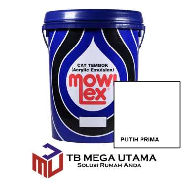 Mowilex Emulsion Putih Prima 20 Liter | Cat Decorative Tembok Interior