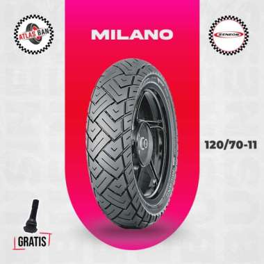 Ban Tubles Motor VESPA PRIMAVERA ZENEOS MILANO 120/70 Ring 11