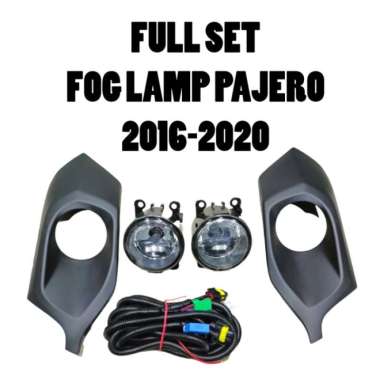 Fog Lamp / Foglamp Lampu Kabut Pajero2016 2017 2018 2019 2020 Full set Terbaik