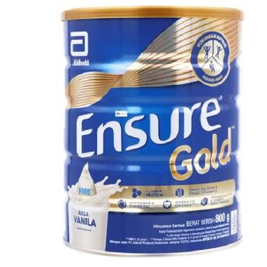 Ensure Gold Vanila 800 Gram - Susu Penambah Nutrisi Dewasa Rendah Laktosa