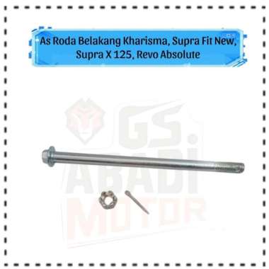 As Roda Belakang Kharisma, Supra Fit New, Supra X 125, Revo Absolute