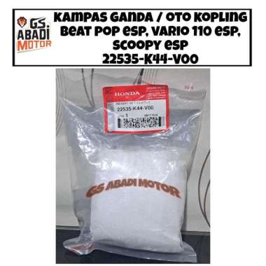 Kampas Ganda / Oto Kopling Beat Pop Esp, Vario 110 Esp, Scoopy Esp 22535-K44-V00 AHM Original