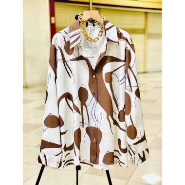 Ld110 Pj70 Kemeja cantik silk sultan cream 20