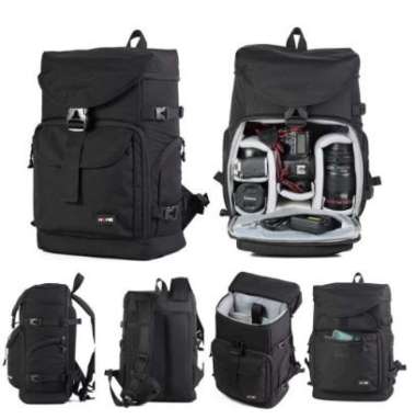 Tas Kamera Backpack Laptop Dslr Quarzel Mozaic Garansi 3