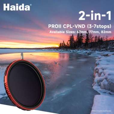 Haida PROII CPL-VND 2 in 1 Filter 67mm - HD4781