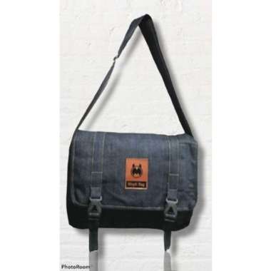 Tas Slempang Kanvas Pria Dan Wanita, Sekolah dan Kuliah Premium - jeans cokkat jeans cokkat