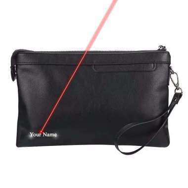 VICE Dompet Wanita Pria Panjang Kulit Handbag Clutch SSCO Hitam Sketsa Wajah(Grafir)