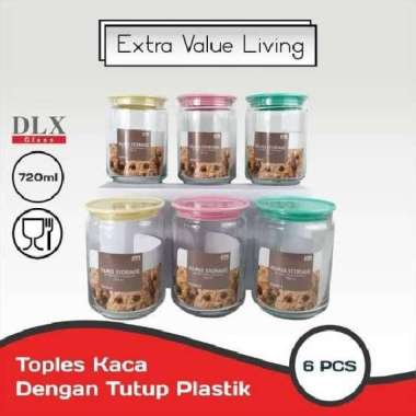 Toples Kyoto A | Toples Kue Biskuit Makanan | Toples Beling Kaca DLX