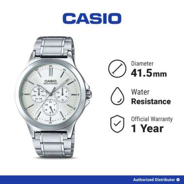 Casio Jam Tangan Pria MTP-V300D-7AUDF Stainless Quartz