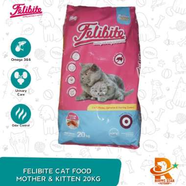Makanan Kucing Kering Felibite Adult Kitten Dry Cat Food 20 Kg MOTHER KITTEN