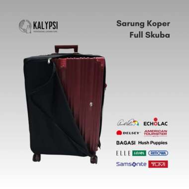 Sarung Cover Koper Full Kain Skuba Untuk Semua Koper XL