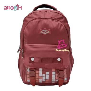 US GB-74810 Tas Ransel Sekolah Anak Perempuan / Remaja Altogirl - Orange Salmon Merah bata