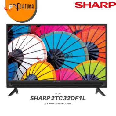 TV SHARP 2T-C32DF1I SMART TV 32 INCH DIGITAL 2TC32DF1L - EASY SMART 2TC42DF1L || MEDAN FREE ONGKIR 4