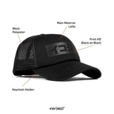 IKOZZI INVICIBLE Topi Trucker - Topi Jaring