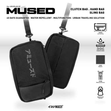 Ikozzi Mused Clutch Bag - Sling Bag