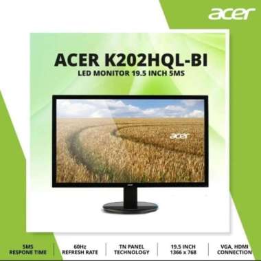 Monitor LED ACER K202HQL 19 inch Garansi Resmi