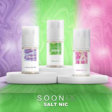 Soonix green naple saltnic 30ml soonix purple berry 30mg soonix magenta squash magenta squash