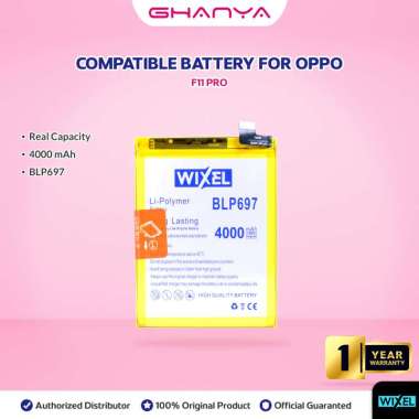 Baterai Oppo F11 PRO BLP697 Double Power Real Capacity Battery BLP 697 HP Handphone Dual Wixel