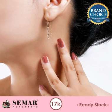 Anting Emas Slundup Rantai Naura Gold 17K Semar Nusantara
