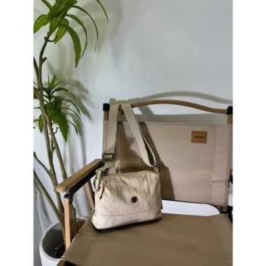 Tas Selempang Wanita Chibao CB 8016-SF + Free Dustbag CB 8016-SF Putih Susu