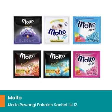 Molto Sachet Pewangi Pakaian Renteng isi 12 500 9ml Renceng renteng isi 12