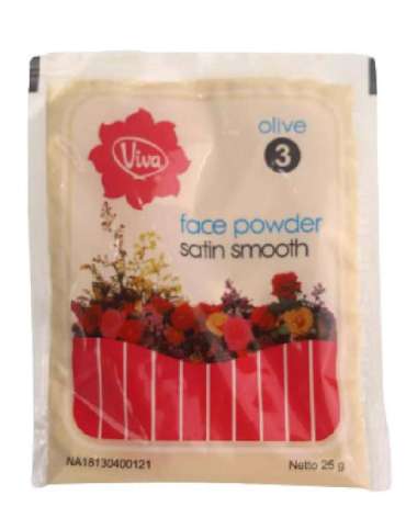 Viva bedak tabur Satin Smooth Face Powder Zak Sachet refill 15 3. OLIVE