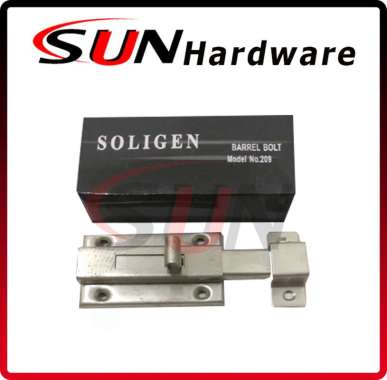 Grendel Pintu Kamar Mandi WC Soligen 3 Inch 8 Cm Stainless Slot Selot
