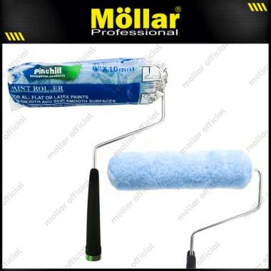 PINEHILL F31807-2 Biru Gagang Kuas Cat Tembok Kapal 9" Pendek Paint Roller