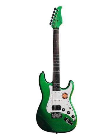 JS Guitars JS ST-2 Nova II Series Green Metallic Electric Guitar