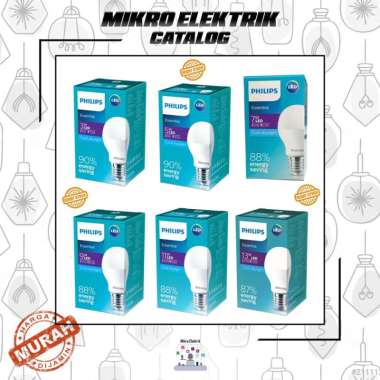 Lampu PHILIPS LED Essential Putih 13w