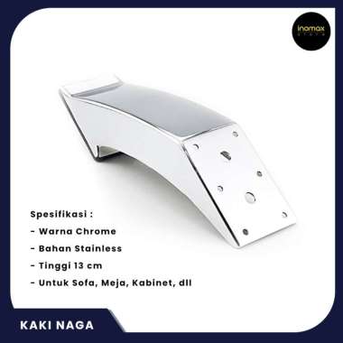 KAKI SOFA NAGA STAINLESS STEEL 13CM