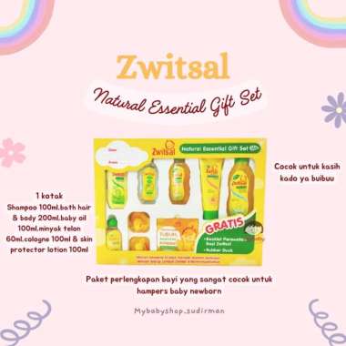 Zwitsal Essential Baby Gift Set - Hampers Bayi Zwitsal Natural Paket Perlengkapan Bayi