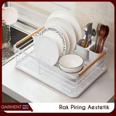 Rak Kotak Tirisan Penyimpan Mangkuk Gelas Sendok Garpu Kabinet Wastafel Dapur Peniris Cuci Piring Pr