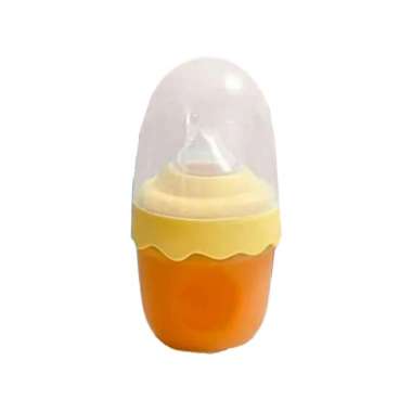 Kub Colorblock Baby Feeding Spoon yellow