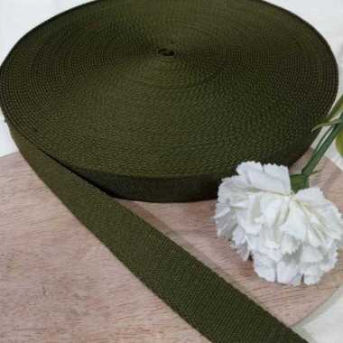 TALI IKAT PINGGANG KANVAS 1ROLL 30METER SABUK KANVAS 30meter Hijau