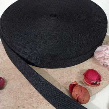 TALI IKAT PINGGANG KANVAS 1ROLL 30METER SABUK KANVAS 30meter Hitam