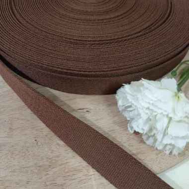 TALI IKAT PINGGANG KANVAS 1ROLL 30METER SABUK KANVAS 30meter Cokelat