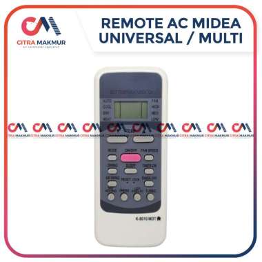 Remot AC Midea Multi Semua Tipe Universal K 8010 Inverter Standard