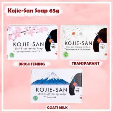 LIKE STORE -- KOJIE SAN BRIGHTENING SOAP / Kojie San Goats Milk Soap / sabun kojie san 135ML