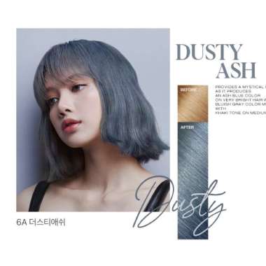 NEW MISE EN SCENE HELLO BUBBLE PEWARNA RAMBUT ORIGINAL NEW DUSTY ASH