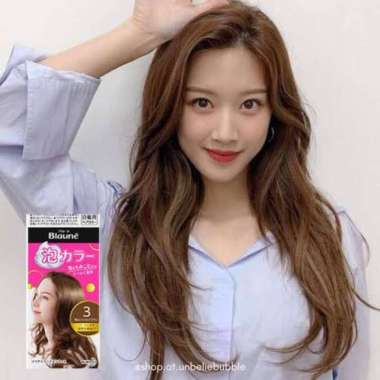 Liese Blaune Creamy Bubble Foam hair color penutup uban 3 - LIGHT BROWN