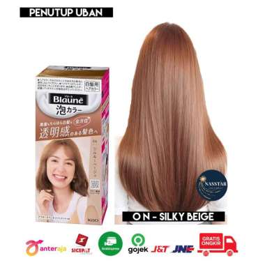 Liese Blaune Creamy Bubble Foam hair color penutup uban 0N - SILKY BEIGE