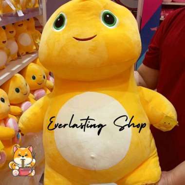 Boneka Nailong Super Jumbo Naloong Nailoong Naga Plush Doll Dino Kuning Yellow Dinosaurus Milk Drago