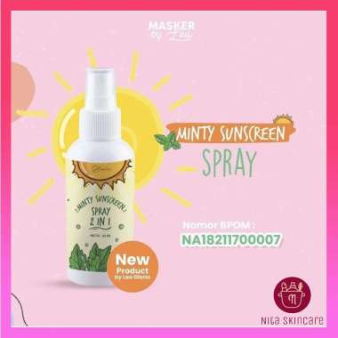 Minty Sunscreen Spray Wajah by Lea Gloria SPF 30 60ml
