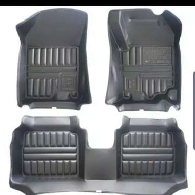 karpet mangkok mobil 5d frontier black carbon All New Brio 2 Baris
