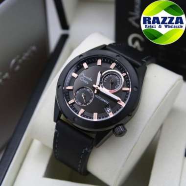 ALEXANDRE CHRISTIE AC 3046 AC3046 AUTOMATIC BLACK ROSEGOLD ORIGINAL